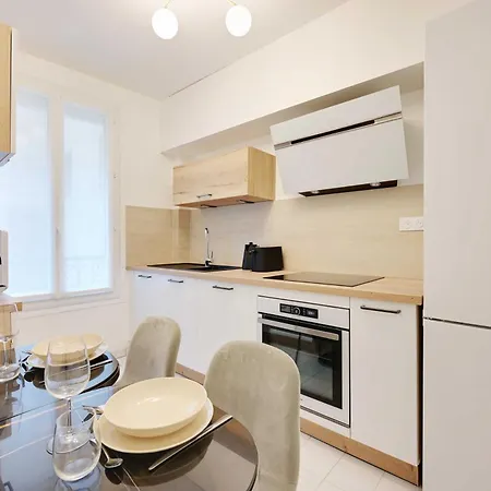 Charming -1br-2p- Batignolles شقة باريس
